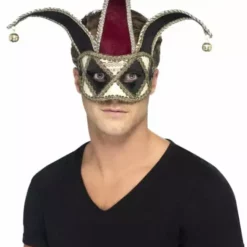 Antifaz De Arlequín Veneciano