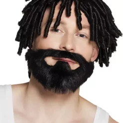 Barba Morena De Jamaicano Para Adulto