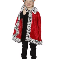 Capa De Príncipe Roja Para Niño