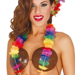 Collar Hawaiano Multicolor Para Mujer