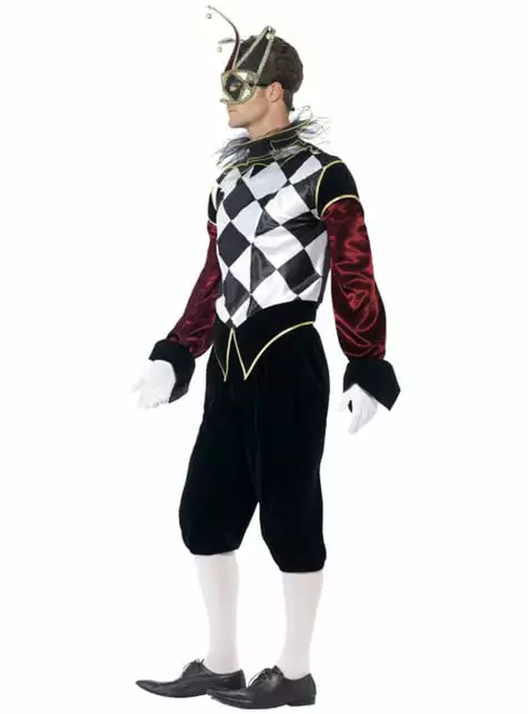 Disfraz De Arlequín Veneciano 2 Disfraz De Arlequín Veneciano - Imagen 2