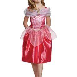 Disfraz De Aurora Para Niña - La Bella Durmiente