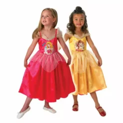 Disfraz De Aurora Y Bella Reversible Para Niña