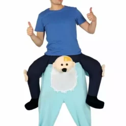 Disfraz A Hombros De Bebé Con Pijama Azul