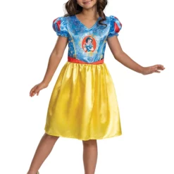 Disfraz De Blancanieves Clásico Para Niña