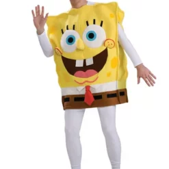 Disfraz De Bob Esponja Deluxe Para Adulto
