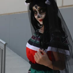Disfraz De Dia De Los Muertos Mexico Para Mujer -Tradiciones Ventas disfraz de catrina mexicana para mujer 6
