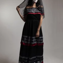 Disfraz De Catrina Para Mujer -Tradiciones Ventas disfraz de catrina para mujer 2