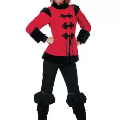 Disfraz De Cosaco Rojo Para Mujer