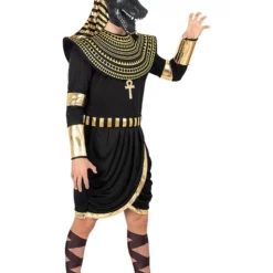 Disfraz De Dios Anubis Para Hombre Talla Grande