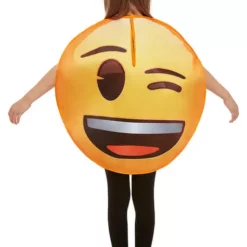 Disfraz De Emoji Guiñando Un Ojo Infantil -Tradiciones Ventas disfraz de emoji guinando un ojo infantil 5