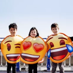 Disfraz De Emoji Sonriente Con Lágrimas Infantil -Tradiciones Ventas disfraz de emoji sonriente con lagrimas infantil 3