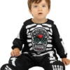 Disfraz De Esqueleto Día De Los Muertos Para Bebé