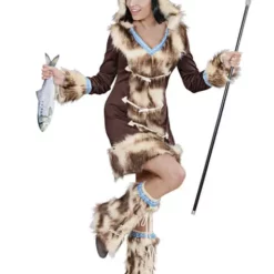 Disfraz De Esquimal Aikaa Para Mujer -Tradiciones Ventas disfraz de esquimal aikaa para mujer 3