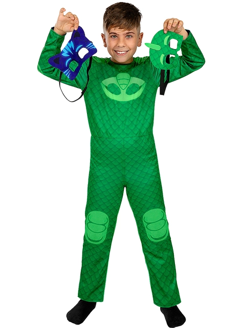 Disfraz De Gatuno Y Gekko Reversible - Pj Masks 4 Disfraz De Gatuno Y Gekko Reversible - Pj Masks - Imagen 4