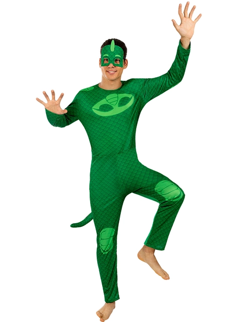 Disfraz De Gekko Para Adulto - Pj Masks 2 Disfraz De Gekko Para Adulto - Pj Masks - Imagen 2