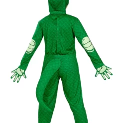 Disfraz De Gekko PJ Masks Deluxe Para Niños -Tradiciones Ventas disfraz de gekko pj masks deluxe para ninos 4