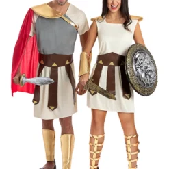 Disfraz De Gladiadora Para Mujer -Tradiciones Ventas disfraz de gladiadora para mujer 3