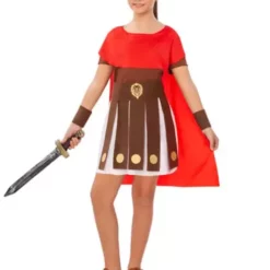 Disfraz De Gladiadora Romana Para Niña