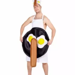 Disfraz De Huevos Fritos Y Salchicha