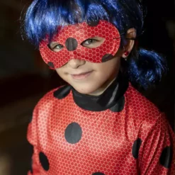Disfraz De Ladybug Con Peluca Para Niña -Tradiciones Ventas disfraz de ladybug con peluca para nina 3