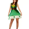 Disfraz De Leprechaun Irlandesa Para Mujer