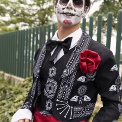 Disfraz De Día De Los Muertos Para Hombre -Tradiciones Ventas disfraz de mariachi para hombre 2