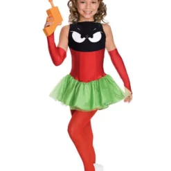 Disfraz De Marvin El Marciano Para Niña