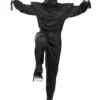 Disfraz De Ninja Negro Para Adulto Talla Grande
