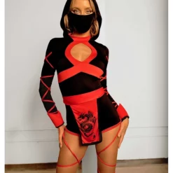 Disfraz De Ninja Sexy Para Mujer -Tradiciones Ventas disfraz de ninja sexy para mujer 2