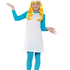 Disfraz De Pitufina Para Niña