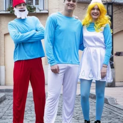 Disfraz De Pitufo Talla Grande -Tradiciones Ventas disfraz de pitufo para hombre talla grande 4