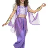 Disfraz De Princesa Oriental Morado Para Niña