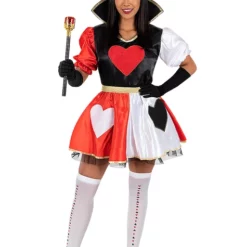 Disfraz De Reina De Corazones Para Mujer Talla Grande
