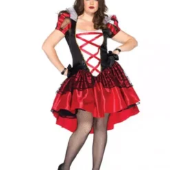Disfraz De Reina De Corazones Para Mujer Talla Grande