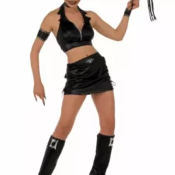 Disfraz De Señorita De Cuero Para Mujer