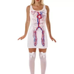 Disfraz De Sistema Circulatorio Para Mujer