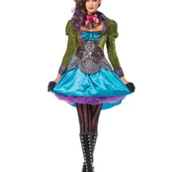 Disfraz De Sombrerero Deluxe Para Mujer