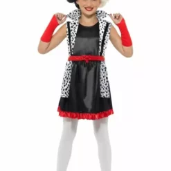 Disfraz De Villana Cruella Para Niña