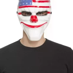 Máscara De Payaso Con Bandera De Estados Unidos Para Adulto