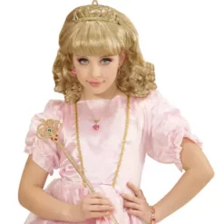 Peluca Con Corona De Princesa Para Niña -Tradiciones Ventas peluca con corona de princesa para nina 2