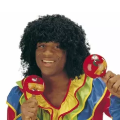 Peluca De Brasileiro Negra