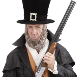 Sombrero Negro Con Barba Para Hombre -Tradiciones Ventas sombrero negro con barba para hombre 2