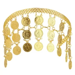 Tocado De Monedas De Oro Para Mujer