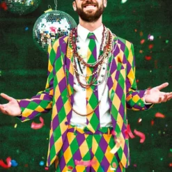 Traje De Mardi Gras "Harleking" - Opposuits -Tradiciones Ventas traje harleking opposuit 2