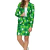 Traje "San Patrick's Day Clovers" Para Mujer - Suitmeister